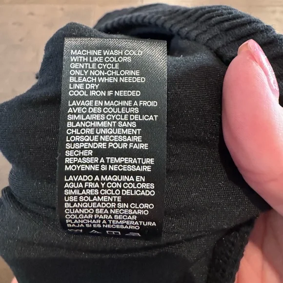 Good American Long Sleeve Funnel Neck Rib Bodysuit - Picture 11 of 11